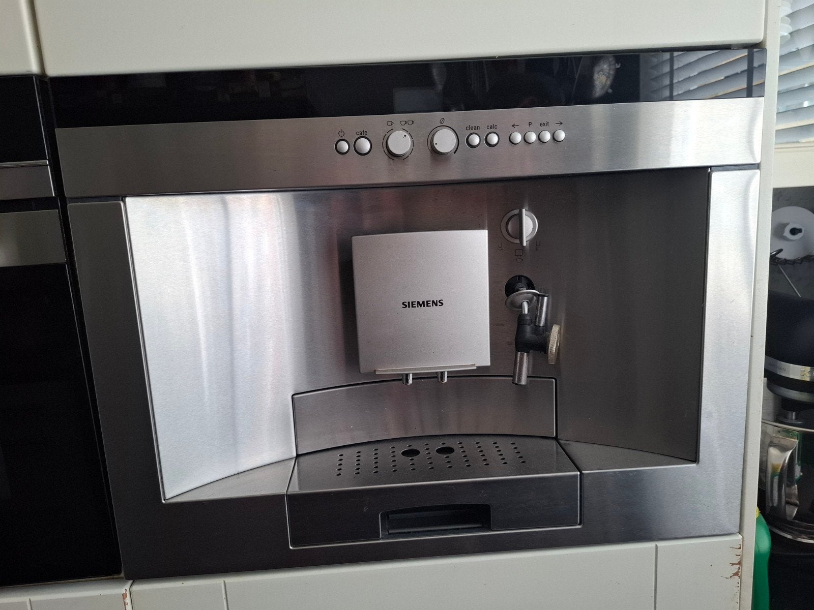 Siemens inbouw koffiemachine - Espresso apparaat, Gebruikt, Espresso apparaat, Koffiebonen, 4 tot 10 kopjes