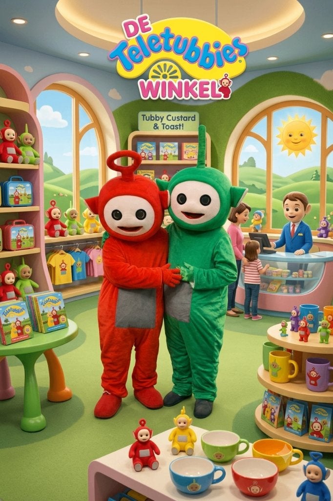 Mascottes Po & Dipsy, Ophalen of Verzenden, Zo goed als nieuw, Verjaardag