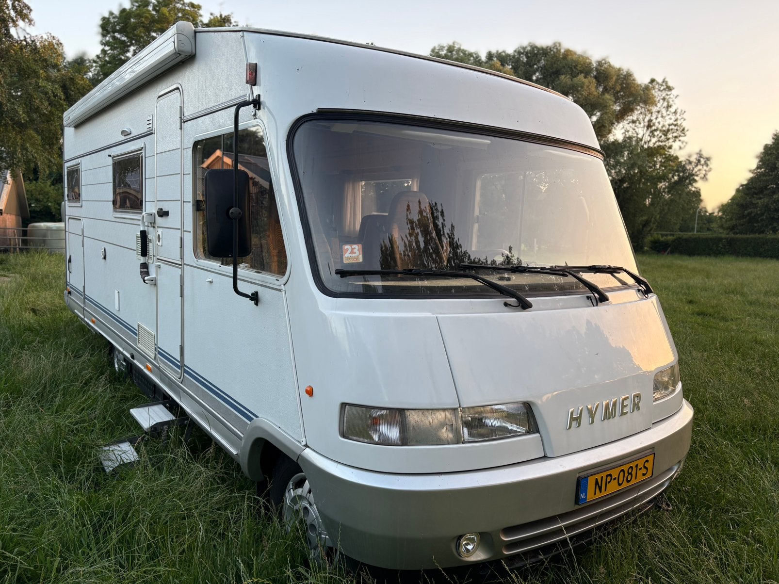 Camper Hymer hymermobil B644 G fiat ducato 2,5 115 pk, Caravans en Kamperen, Campers, Integraal, Buitenlamp, Ringverwarming, Fiat