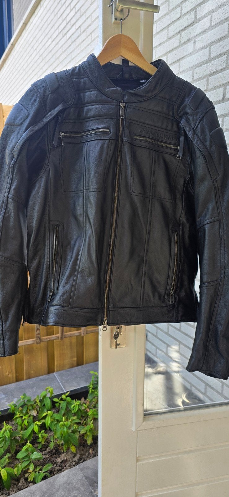 Harley-Davidson Leren Motorjas & Softshell Jas, Motoren, Kleding | Motorkleding, Harley-Davidson, Heren, Jas | leer, Ophalen of Verzenden