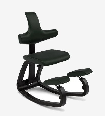 Varier "Stokke" Thatsit ergonomische knie / bureaustoel, Huis en Inrichting, Bureaustoelen, Ophalen, Gebruikt, Zwart, Bureaustoel