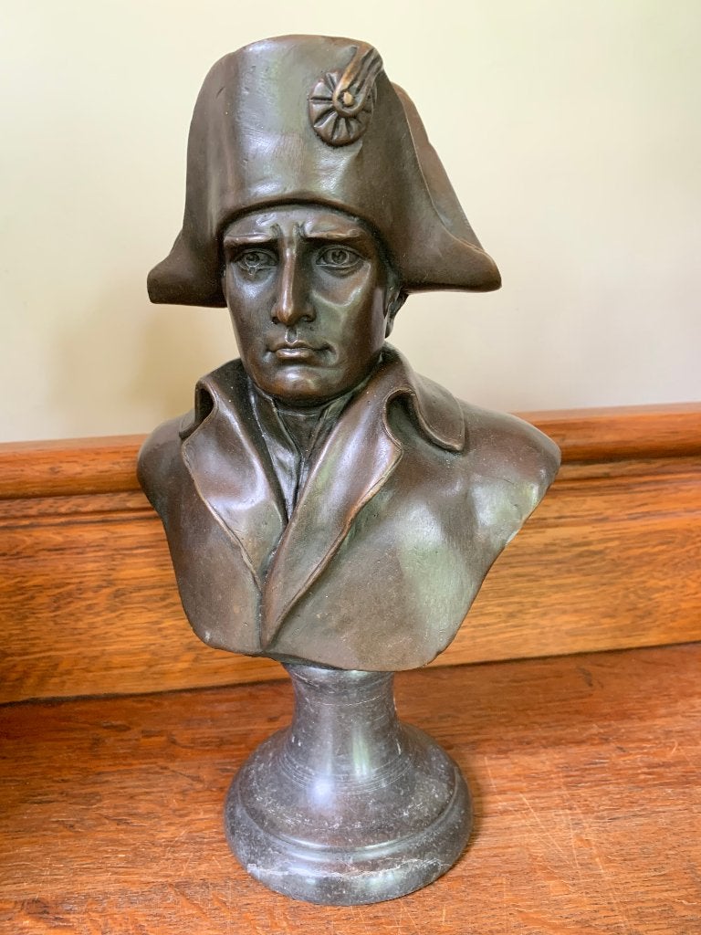 Napoleon bronzen beeld, Buste, Ophalen of Verzenden, Brons, 20 - 50 cm