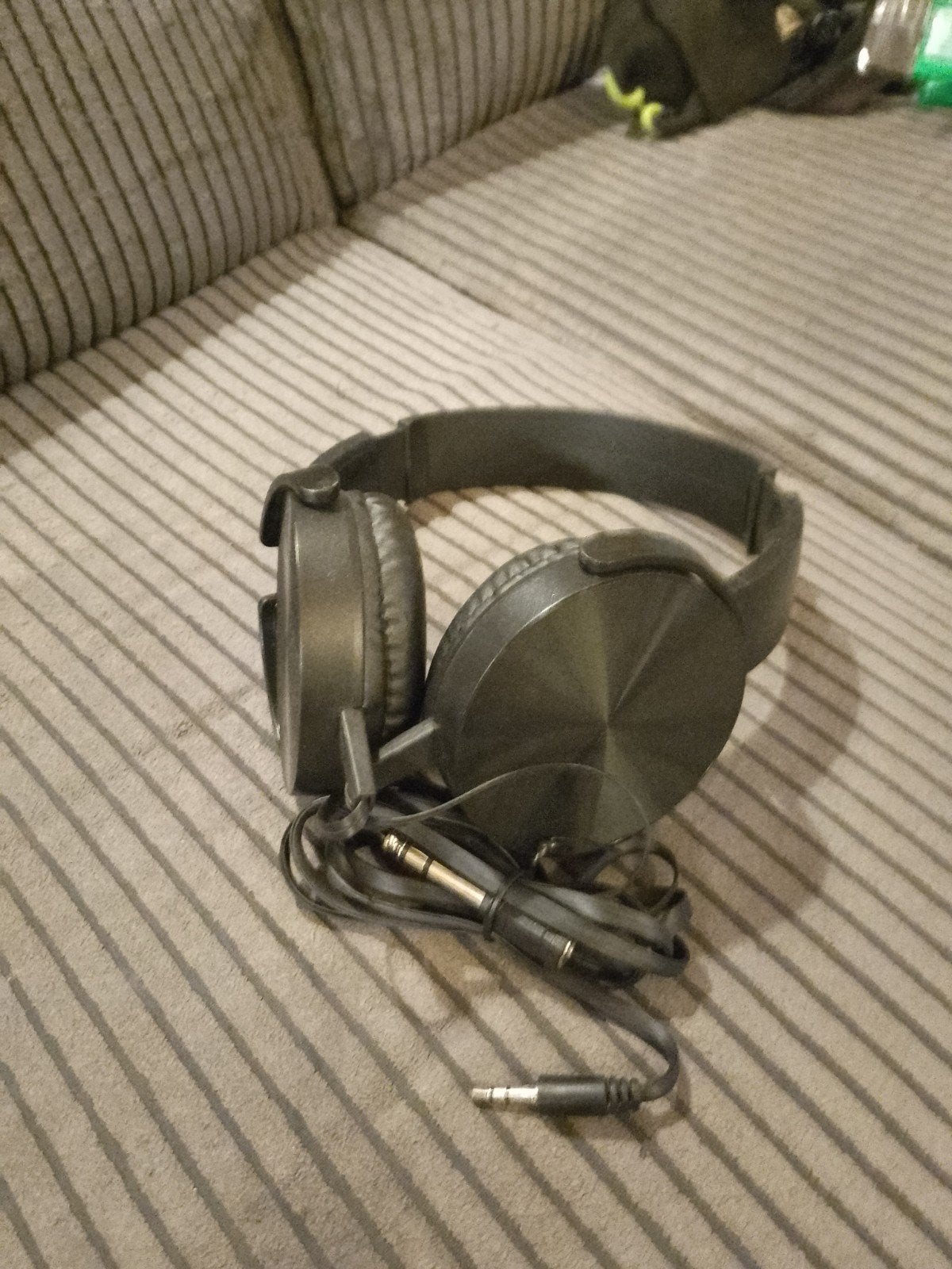 Koptelefoon met kleine plug en opzetplug voor groot, Gebruikt, Over-ear, Zwart, Ophalen