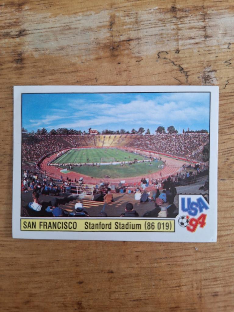 Panini USA 94 Sticker - Stanford Stadium (86 019), Ophalen of Verzenden