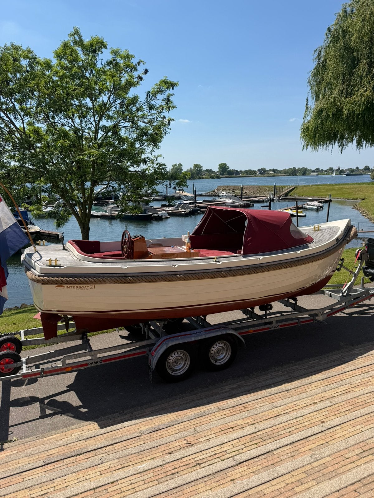 Interboat 21 Classic vetus 33pk 4 cilinder goed onderhouden, Watersport en Boten, Ophalen, Interboat, Elektrische start