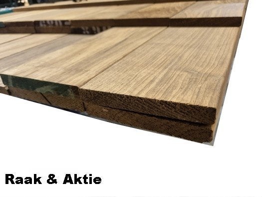 Hardhouten planken - geschaafd 1.8x14.0 cm - nr: HP157, Tuin en Terras, Palen, Balken en Planken, Ophalen, Nieuw, 250 cm of meer