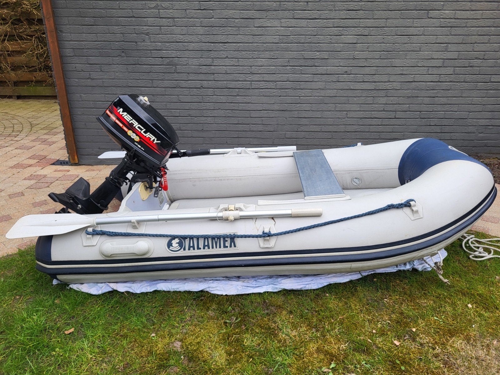 Mooie set: Talamex TLA230 boot met Mercury 5pk., Ophalen, Gebruikt
