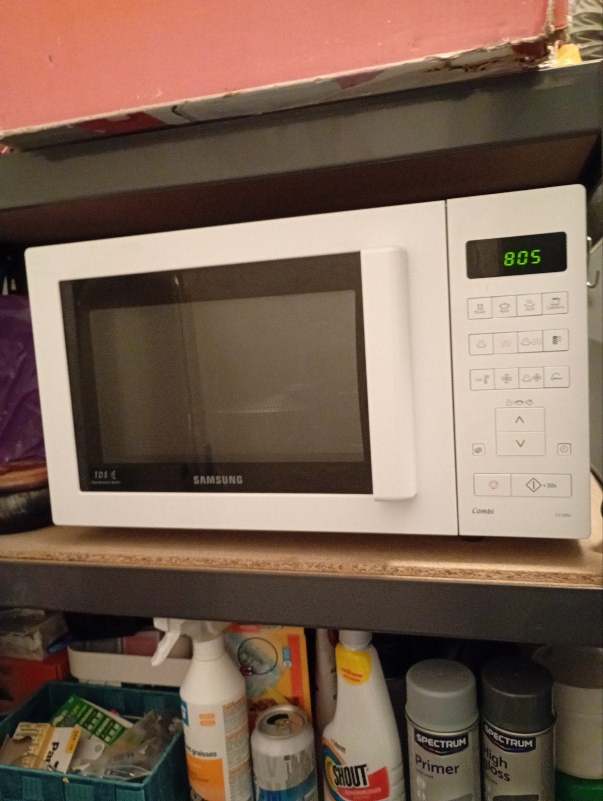 Samsung Combi CE100V, Witgoed en Apparatuur, Ophalen, Combimagnetron, Gebruikt, Draaiplateau
