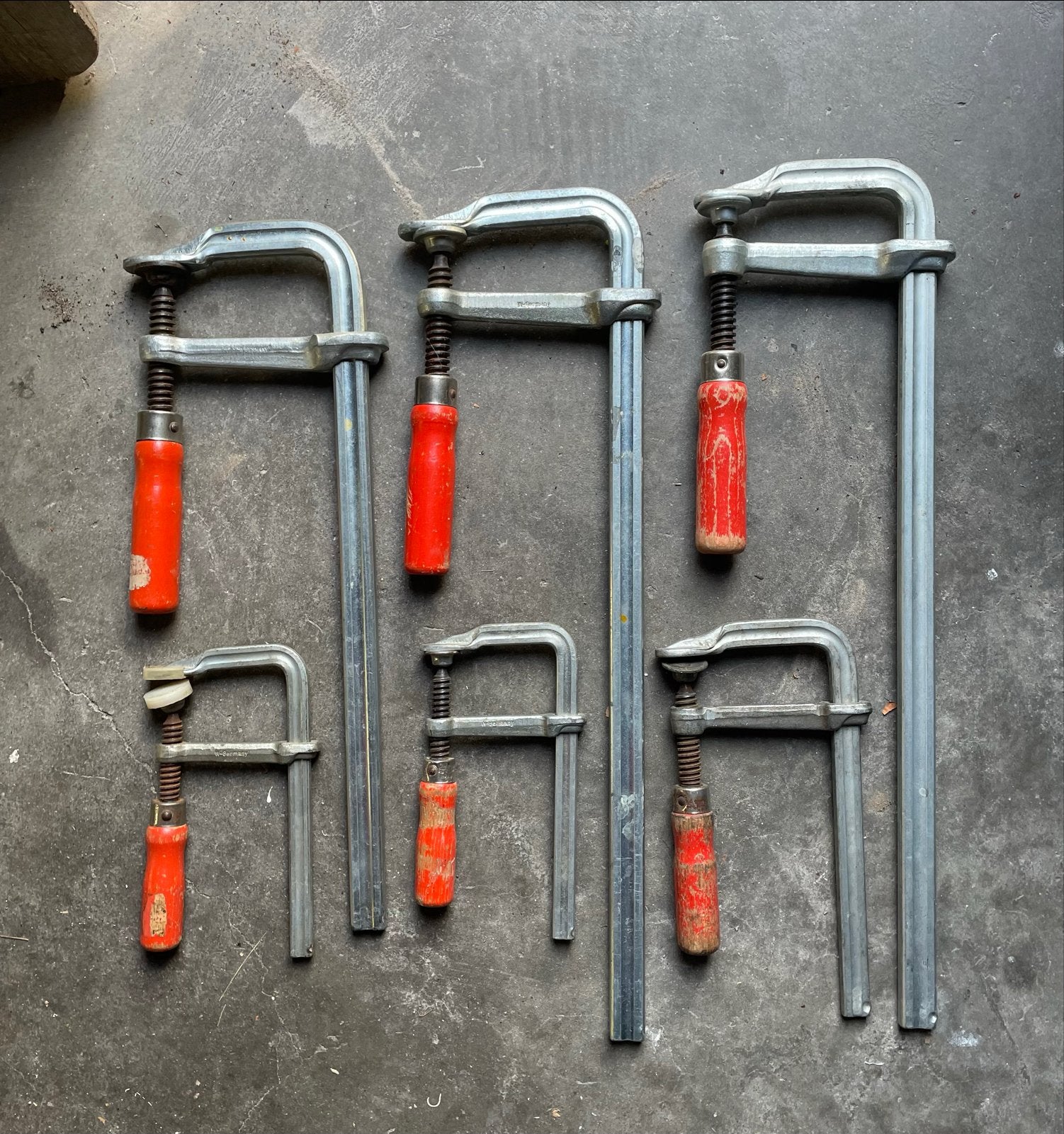Set van 6 Bessey lijmklemmen lijmtangen, Ophalen of Verzenden, Gebruikt, Klem, Overige merken