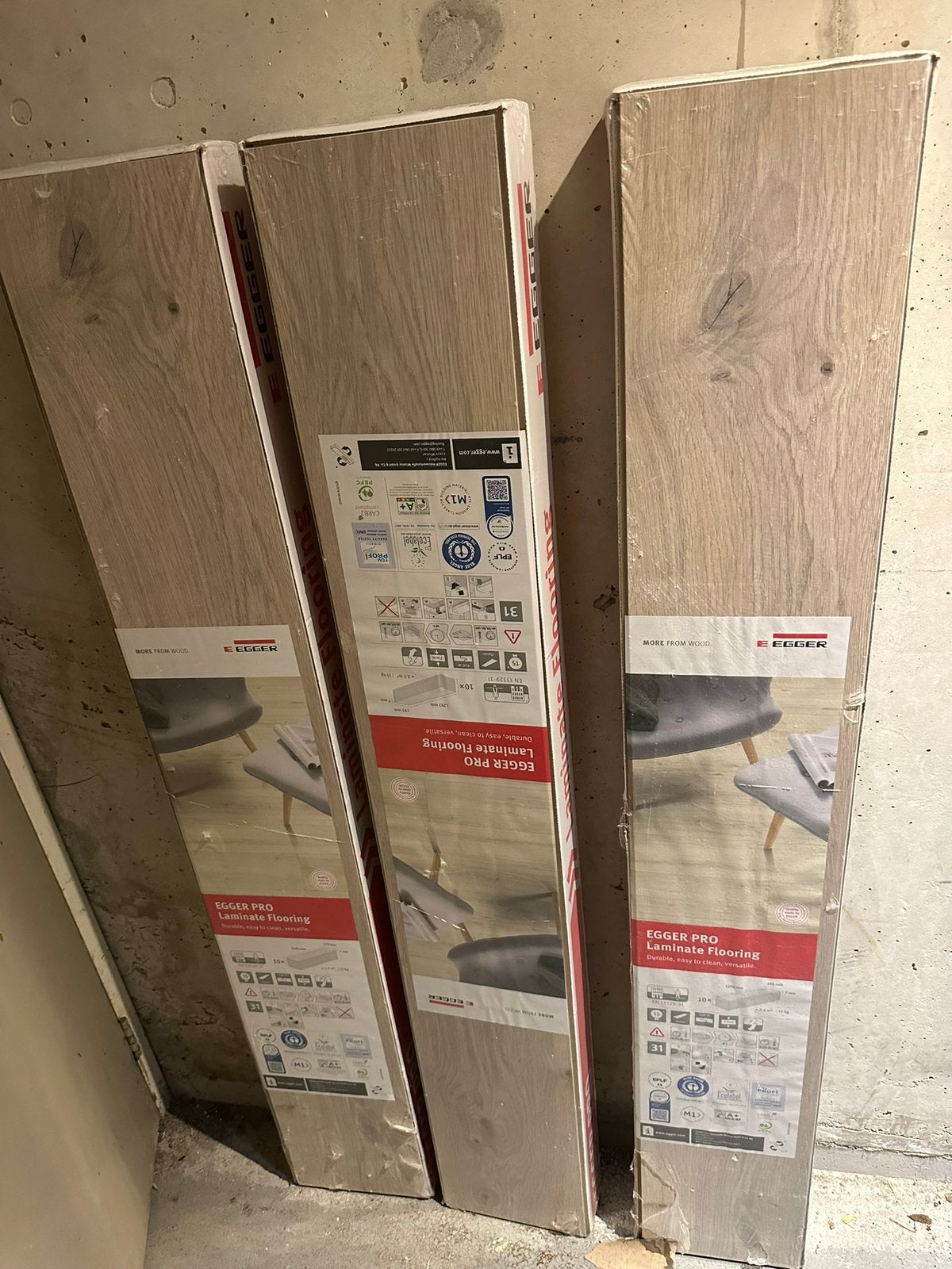 Laminaat Arpine Beige - Nieuw in verpakking, Doe-het-zelf en Verbouw, Ophalen, 50 tot 150 cm, Nieuw, 5 tot 10 m²