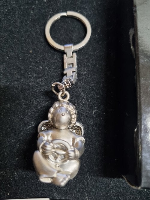 sleutelhanger met engel gilde [775], Verzamelen, Ophalen of Verzenden, 'T Olde Gre-j, Info@toldegrej.nl, Endepoelstraat 20f Didam