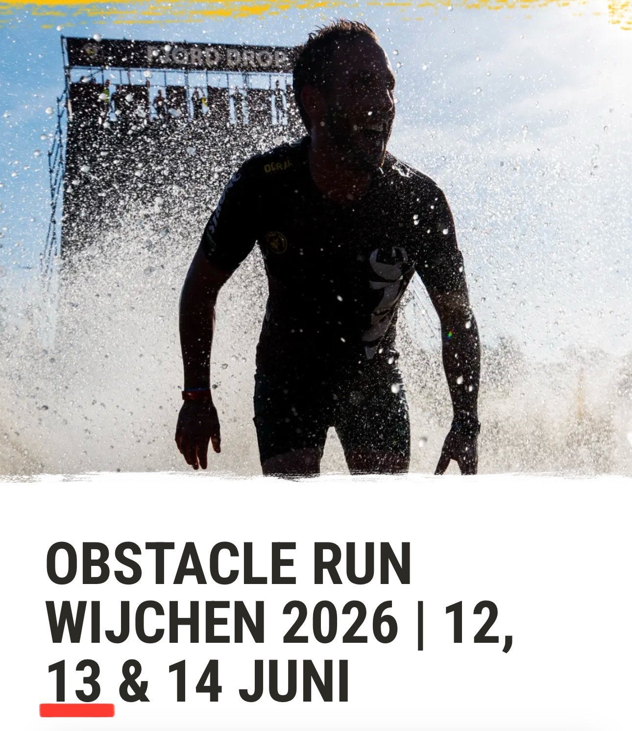 Tickets strong viking obstacle run te koop!, Eén persoon