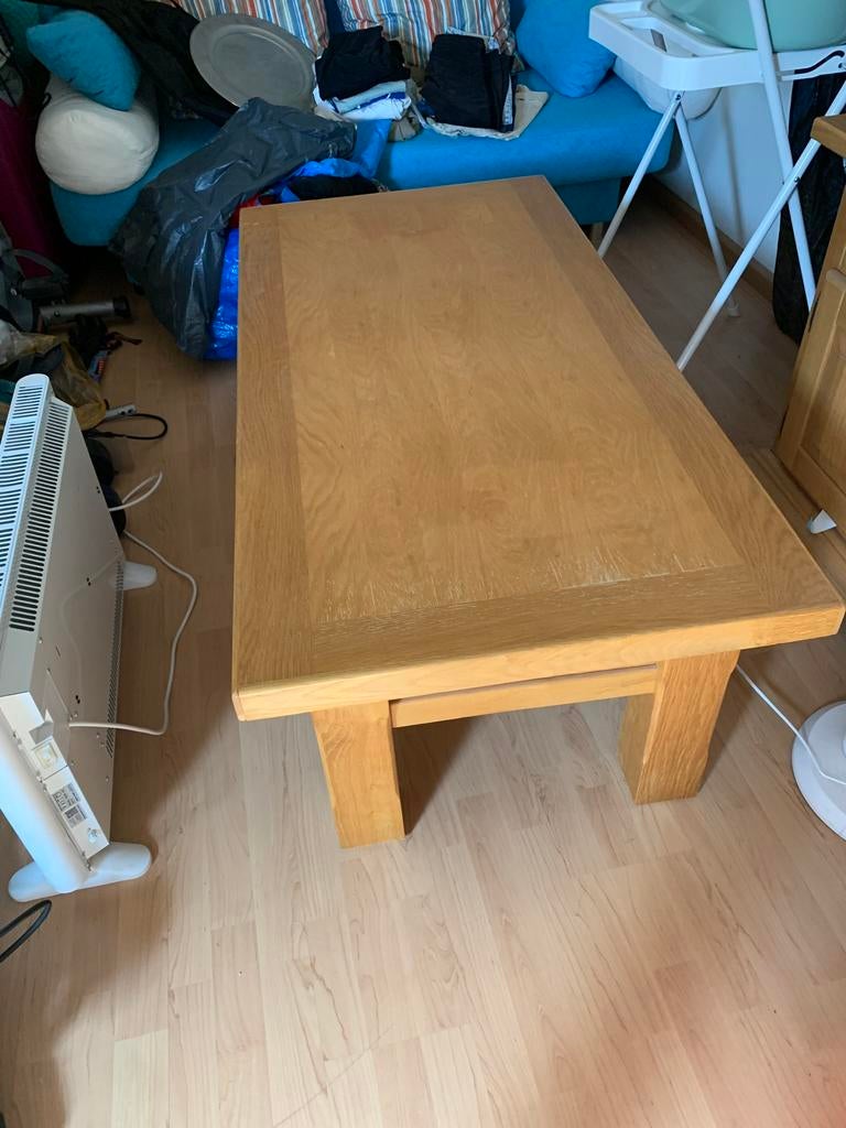 Salontafel, Huis en Inrichting, Tafels | Salontafels, Ophalen, 100 tot 150 cm, 50 tot 100 cm, Zo goed als nieuw