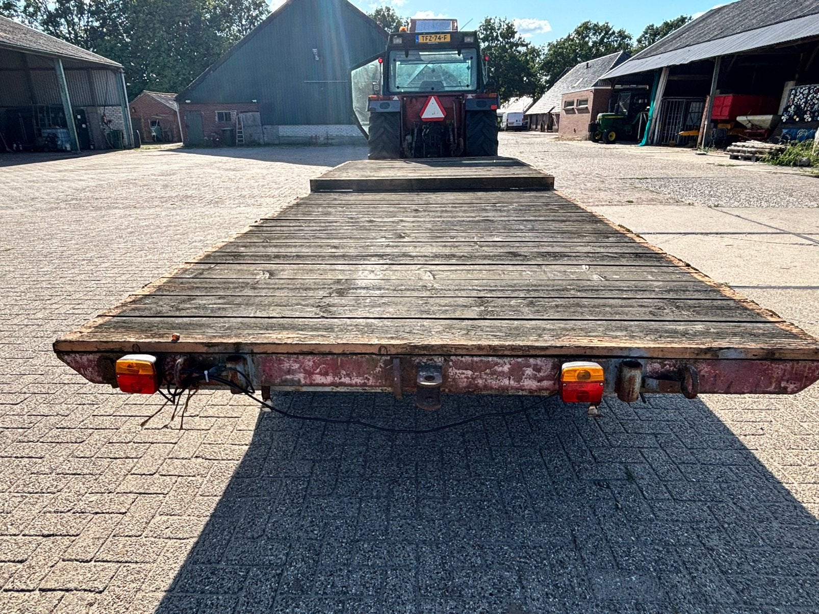 Platte kar, Zakelijke goederen, Ophalen, Transport