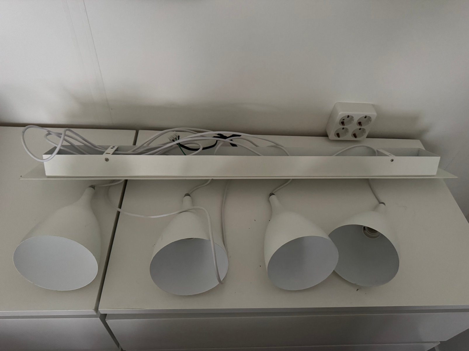 Lamp 4 lichtpunten wit van de heg, Ophalen, Wit, 50 tot 100 cm, Zo goed als nieuw