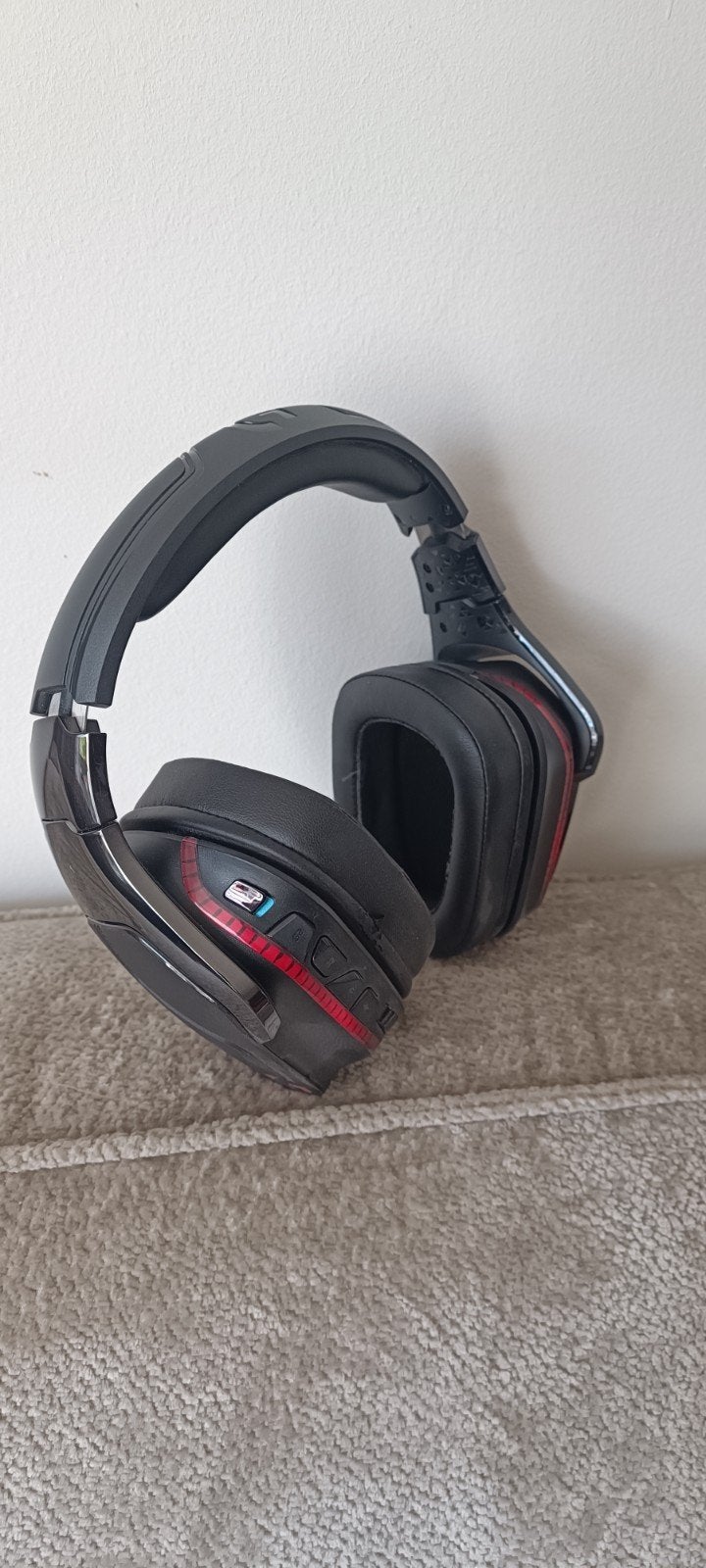 Logitech G935 Gaming Headset - Draadloos, Logitech, Ophalen of Verzenden, Draadloos, Zwart