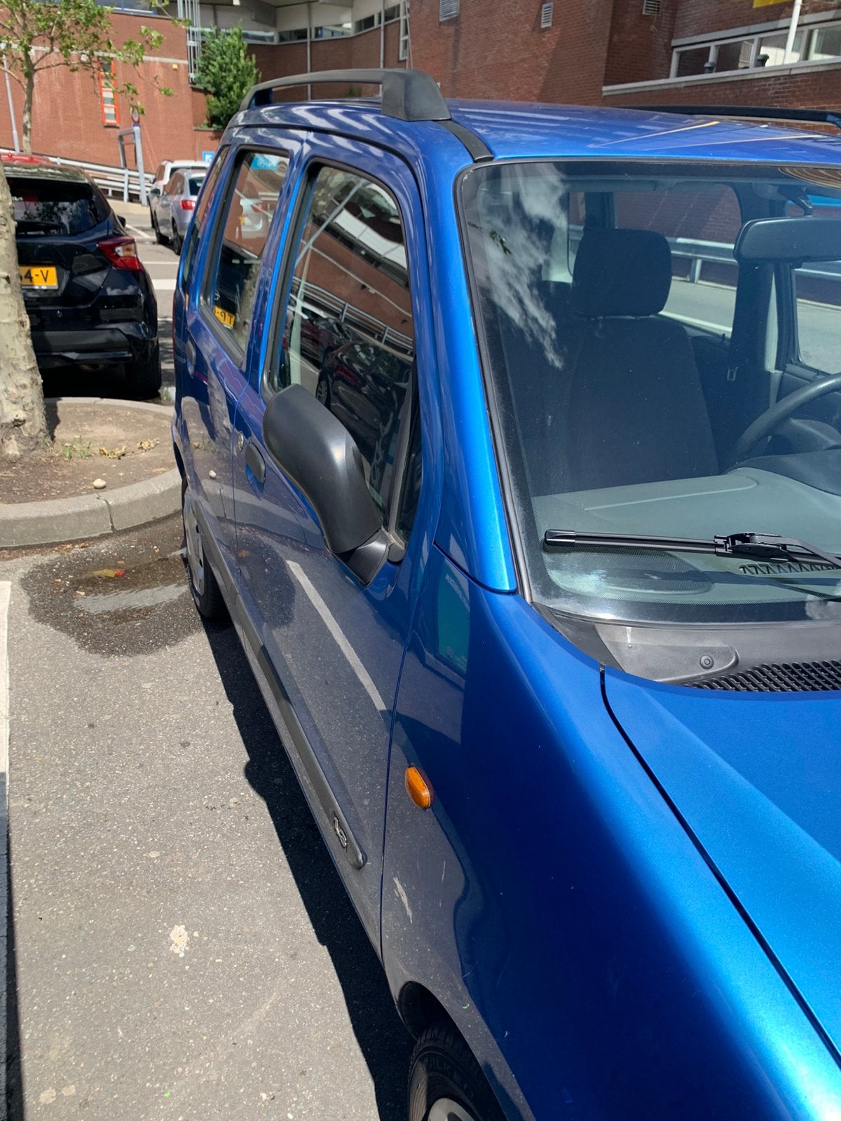 Suzuki Wagon R+ 1.3 2000 Blauw, Auto's, Voorwielaandrijving, 31 €/maand, 4 cilinders, Origineel Nederlands