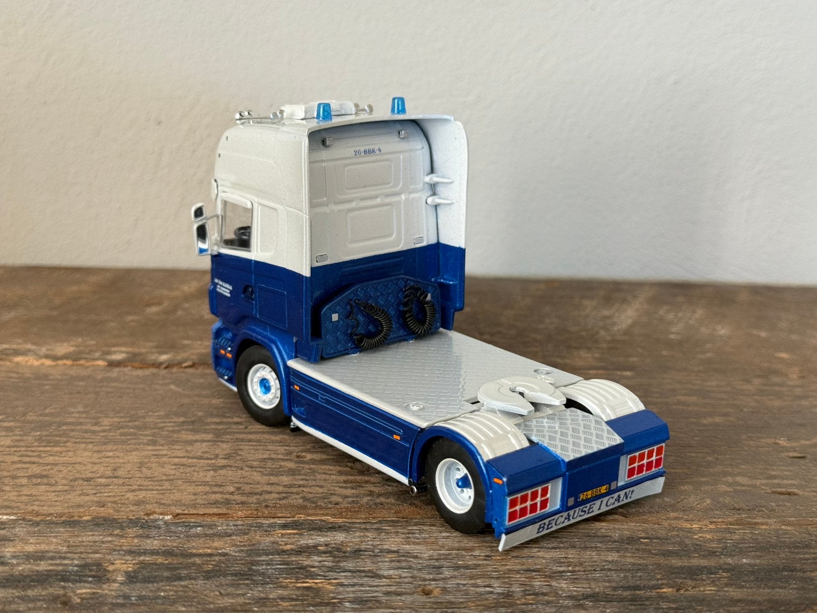 Tekno - Scania Topline Javari, Ophalen of Verzenden, Zo goed als nieuw, Bus of Vrachtwagen, Tekno