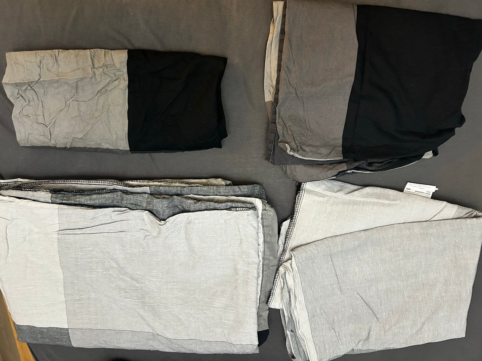 2x IKEA eenpersoons dekbedovertrek 140x200, Huis en Inrichting, Inclusief kussenslopen, Eenpersoons, Meerkleurig, Dekbedovertrek