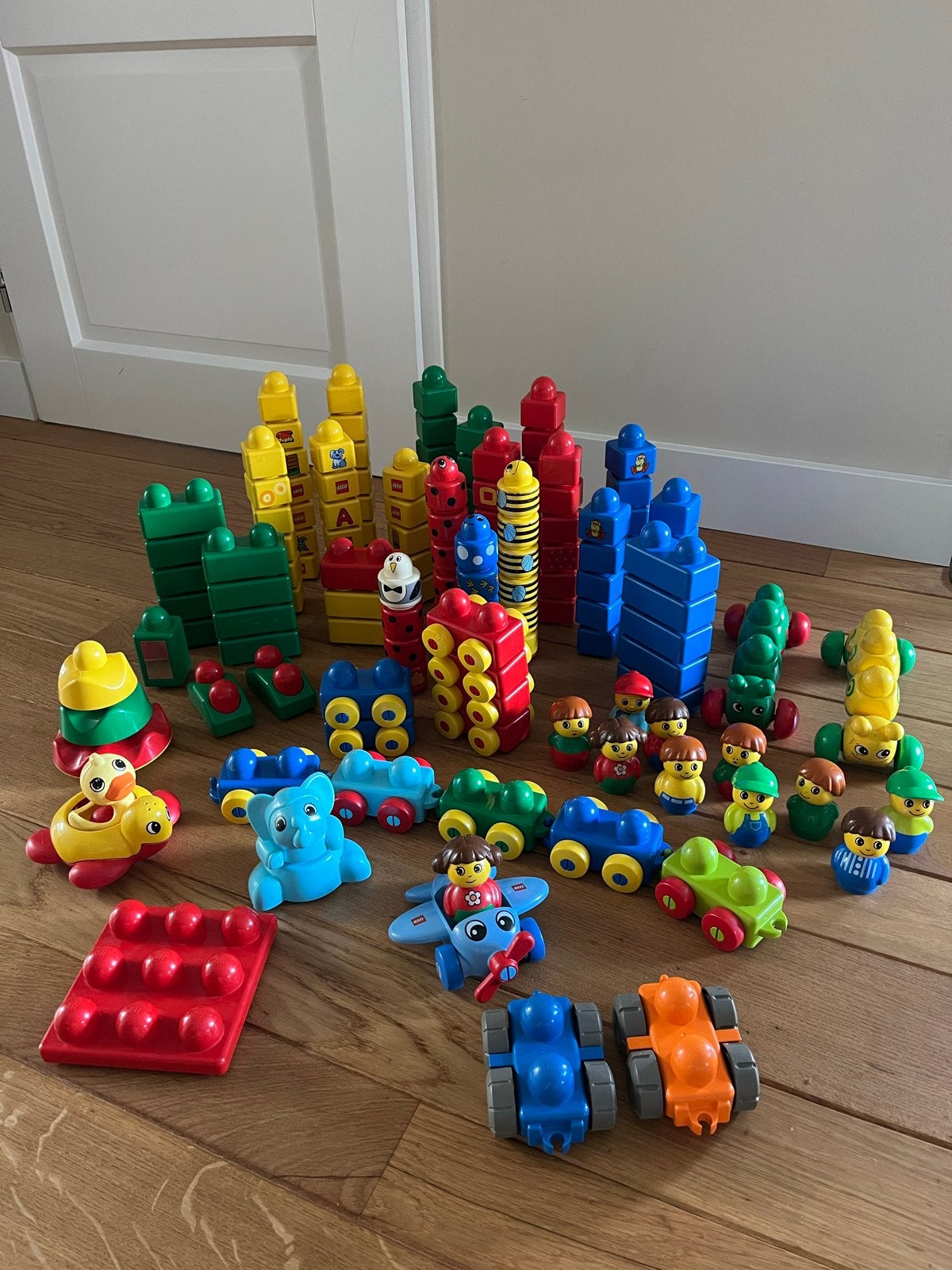 Grote partij LEGO Duplo Primo - ruim 150 stuks, Ophalen, Gebruikt, Overige merken