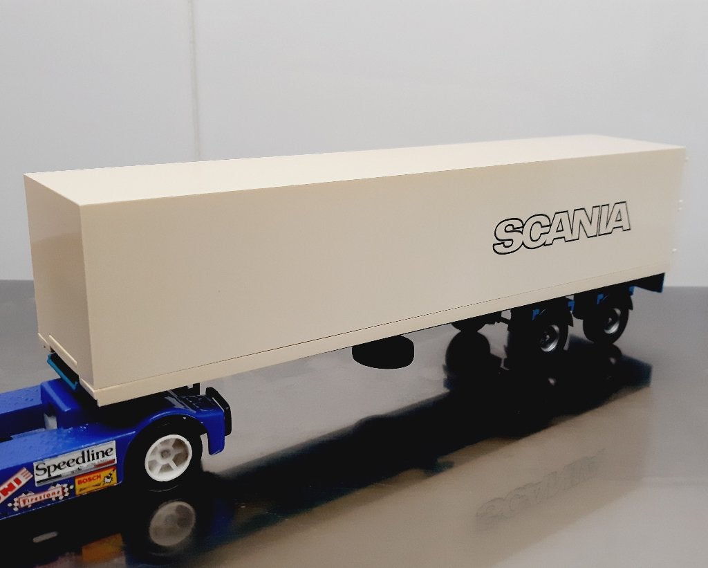 Tekno Scania Demo classic oplegger, Ophalen of Verzenden, Nieuw, Bus of Vrachtwagen, Tekno