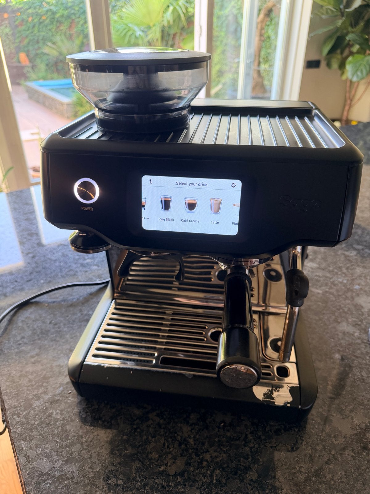 Sage Barista Touch espressomachine, Afneembaar waterreservoir, Espresso apparaat, Zo goed als nieuw, 4 tot 10 kopjes