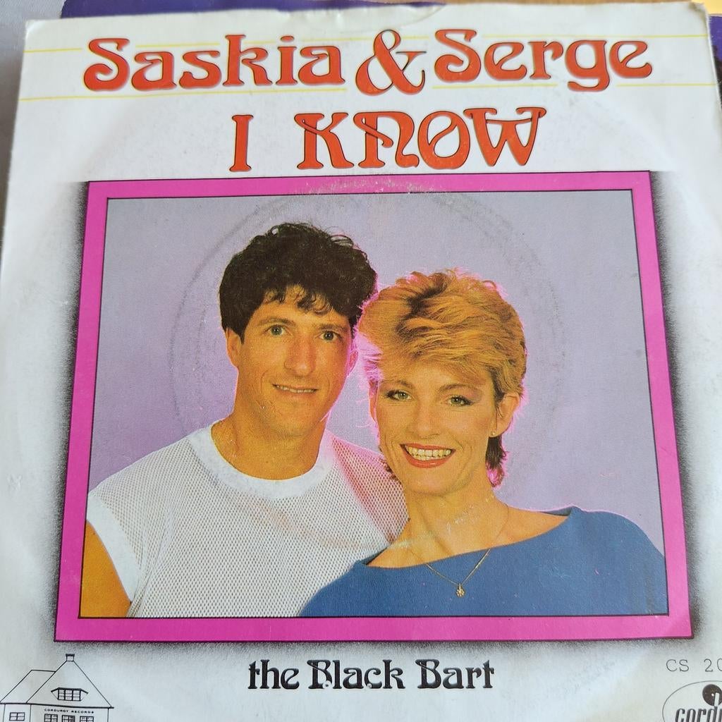 Saskia & Serge - I Know the Black Bart (Single), Cd's en Dvd's, Vinyl Singles, Ophalen of Verzenden, 7 inch