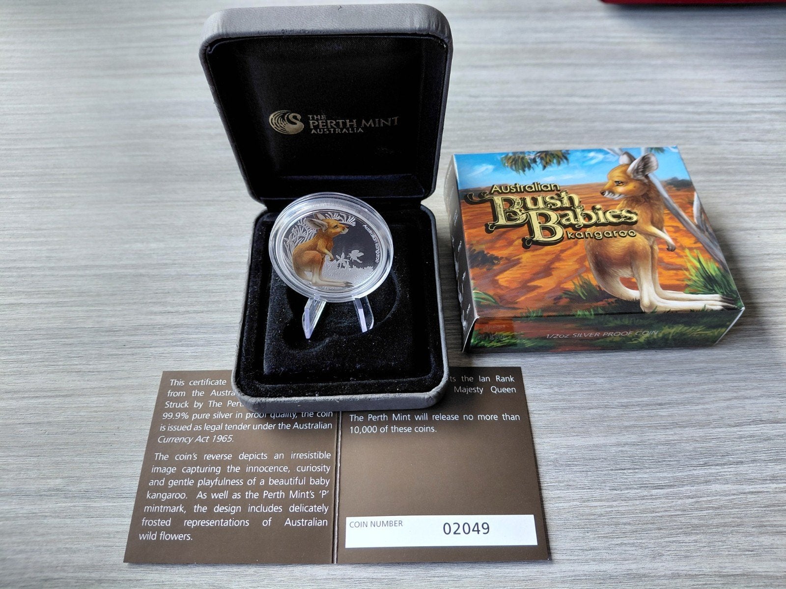 2013 Australie Bush Babies Kangoeroe Zilver 1/2 oz .999, Ophalen of Verzenden, Zilver