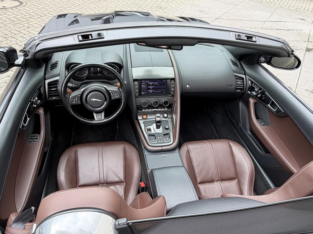 Jaguar F-Type 3.0 V6 S Convertible Camera-Navi-Leer-DAB-Spor, Auto's, Jaguar, Automaat, Euro 5, Achterwielaandrijving, Huisgarantie