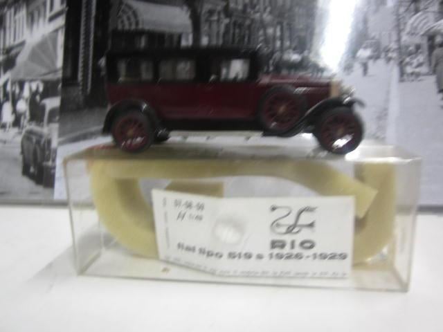 FIAT TIPO MODEL 519 S RIO1926-1929, Hobby en Vrije tijd, Modelauto's | 1:43, Ophalen of Verzenden, Nieuw, Auto, Overige merken