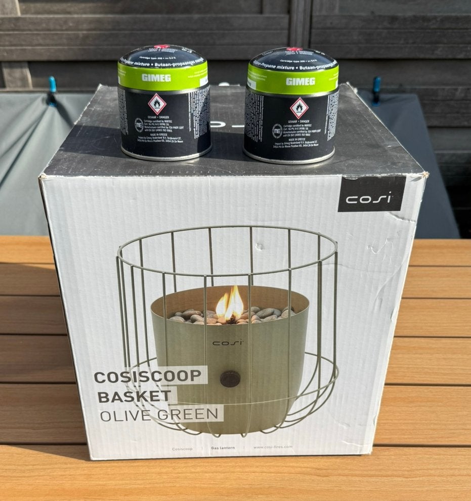 Gloednieuwe ,ongebruikte Cosi Cosiscoop Basket,Olive Green,, Tuin en Terras, Ophalen of Verzenden, Nieuw