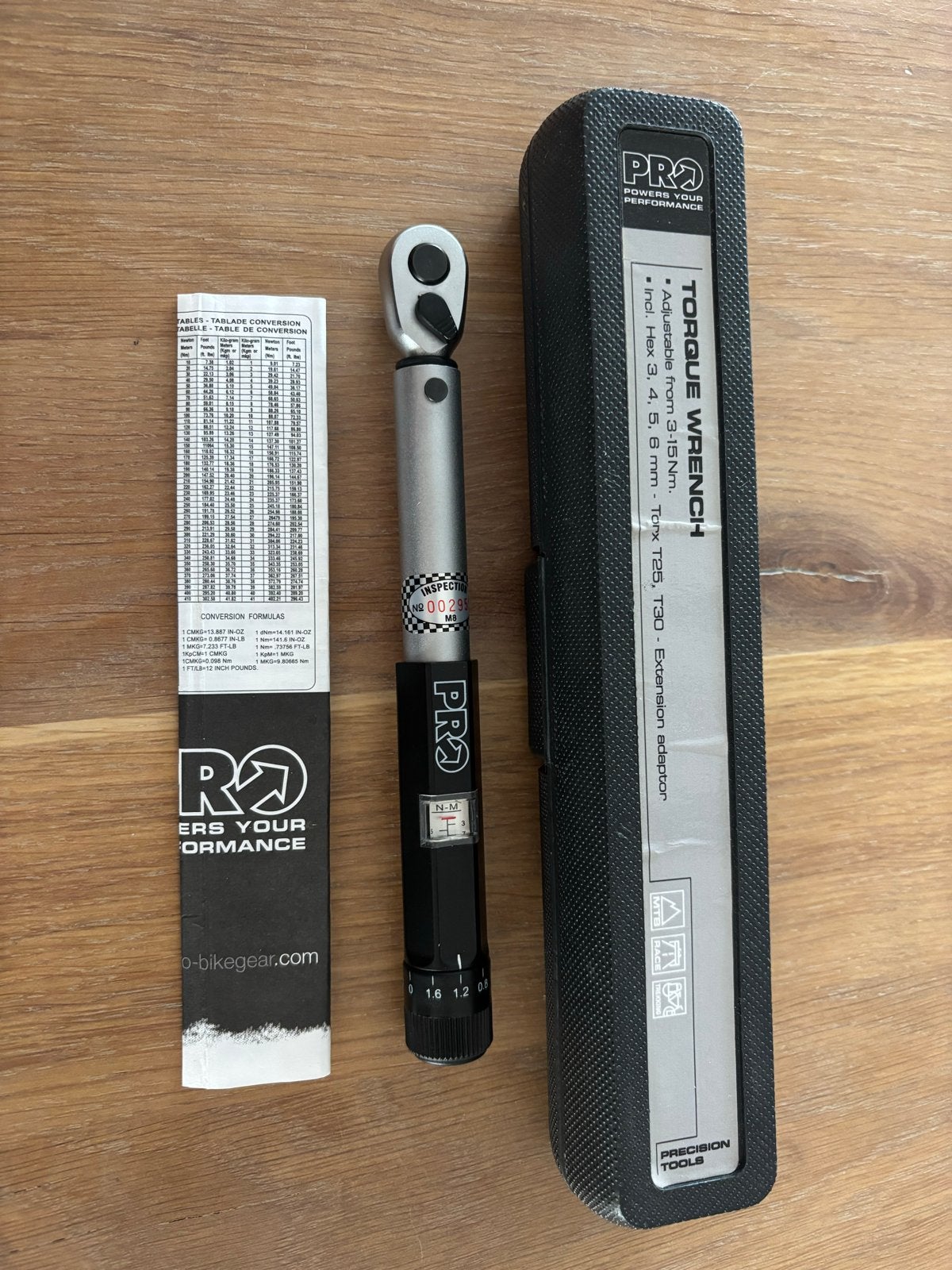 PRO bikegear Momentsleutel Set - Fietsgereedschap, Ophalen of Verzenden, Zo goed als nieuw, Gereedschapsset