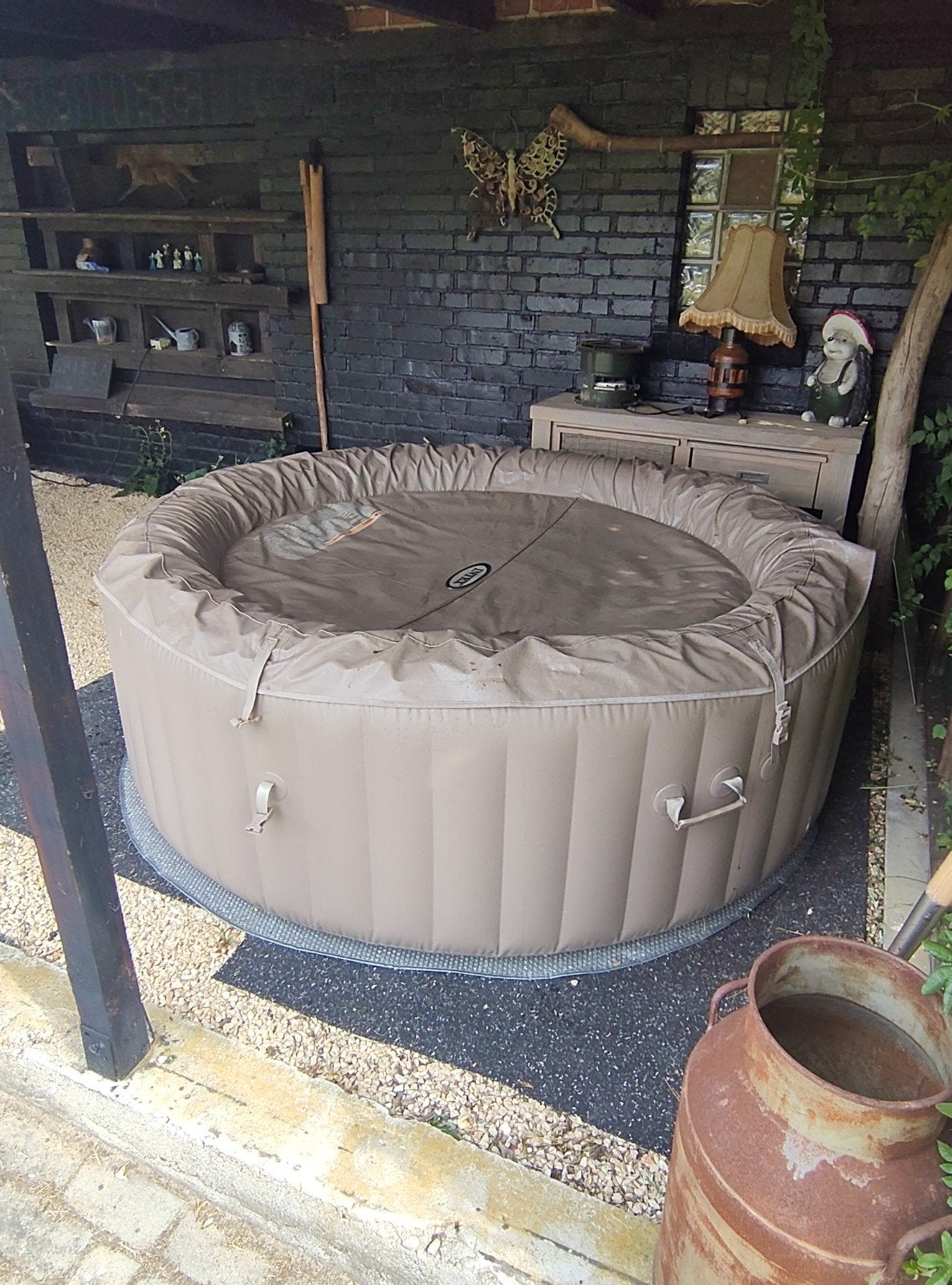 Intex pure spa, zeer compleet, Tuin en Terras, Bubbelbaden en Hottubs, Ophalen, Zo goed als nieuw, Filter, Opblaasbaar