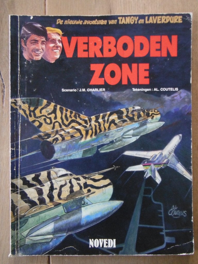 Tangy en Laverdure. Nr 25. Verboden Zone. 1988, Eén stripboek, Ophalen of Verzenden, Gelezen