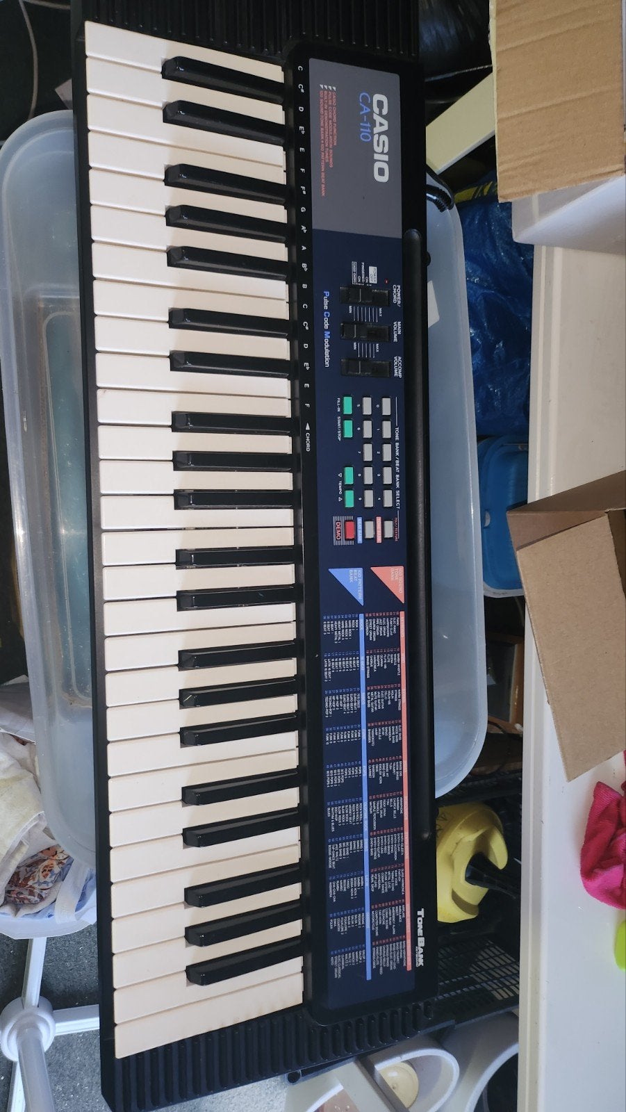 Casio CA-110 Keyboard - Vintage Synthesizer, Muziek en Instrumenten, Ophalen of Verzenden