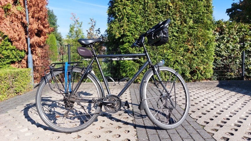 Koga Randonneur '14 heren 57 cm, Ophalen, 28 inch, Gebruikt, Velgrem