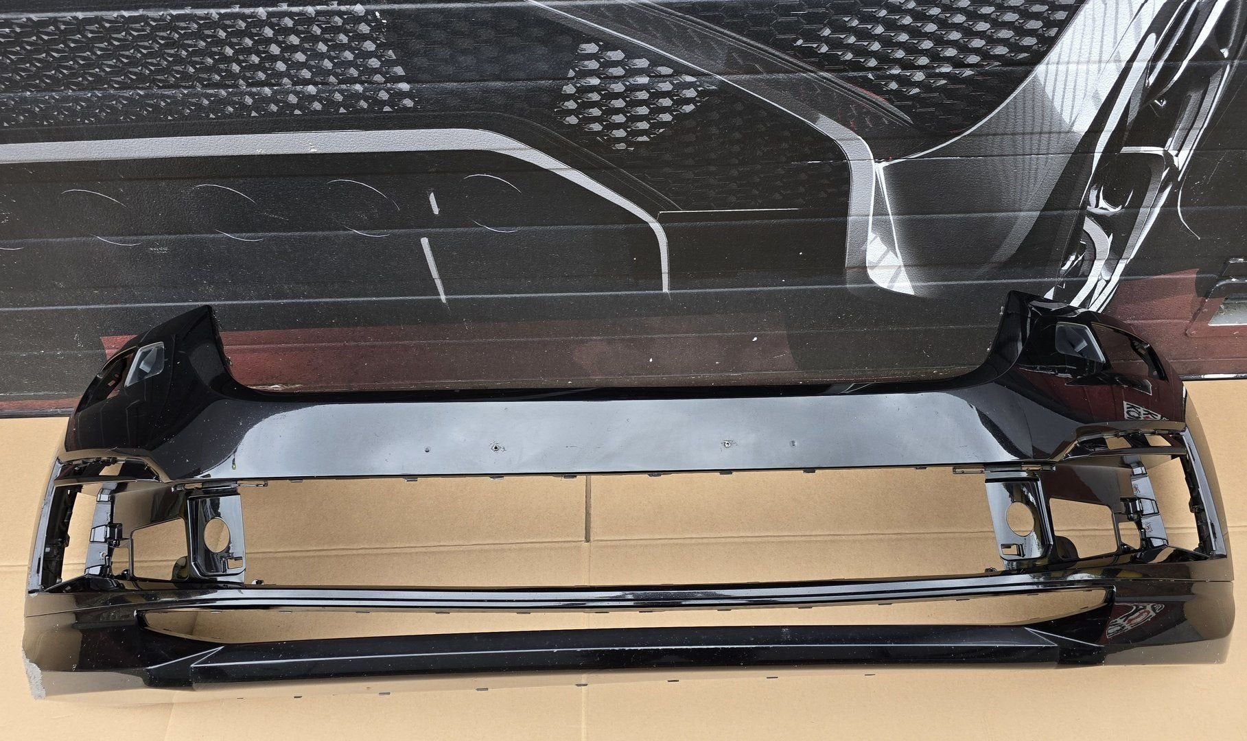 Voorbumper Skoda Kodiaq Facelift FR RS LINE ORIGINEEL BUMPER, Gebruikt, -, Voor, Ophalen of Verzenden