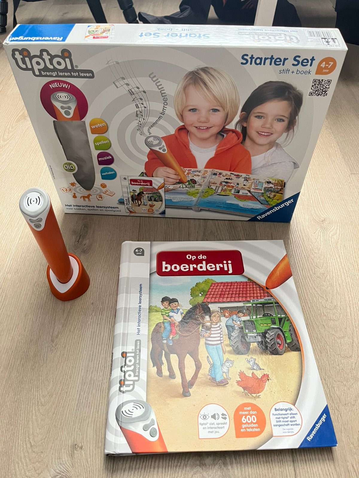 Tiptoi starterset (stift+boek): Op de Boerderij, Kinderen en Baby's, Ophalen of Verzenden, Zo goed als nieuw