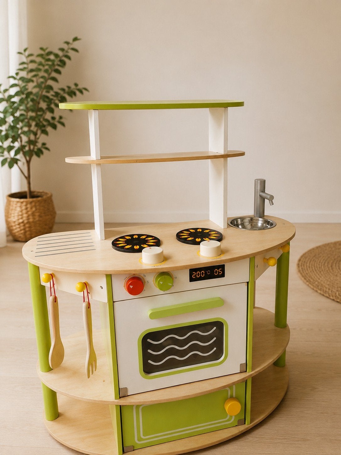 Houten speelkeuken met accessoires varsseveld, Ophalen