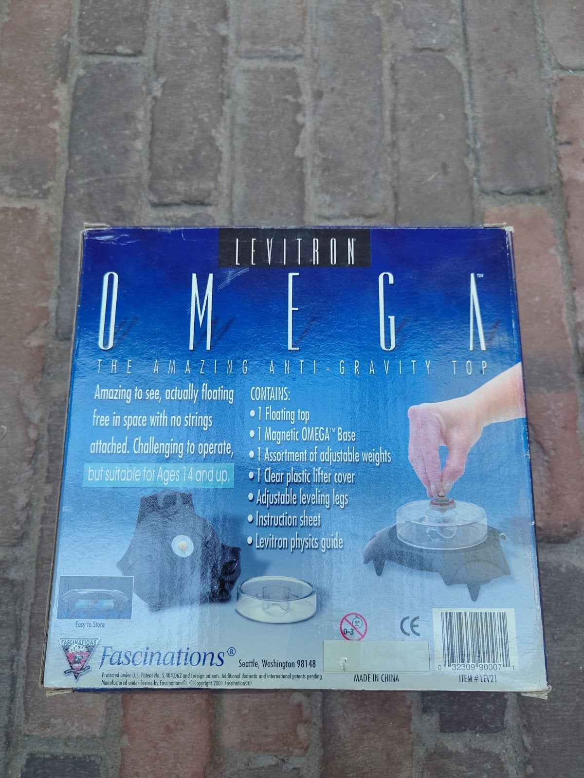 Levitron Omega: Zwevende Anti-Zwaartekracht Tol, Ophalen of Verzenden, Zo goed als nieuw, Elektronica