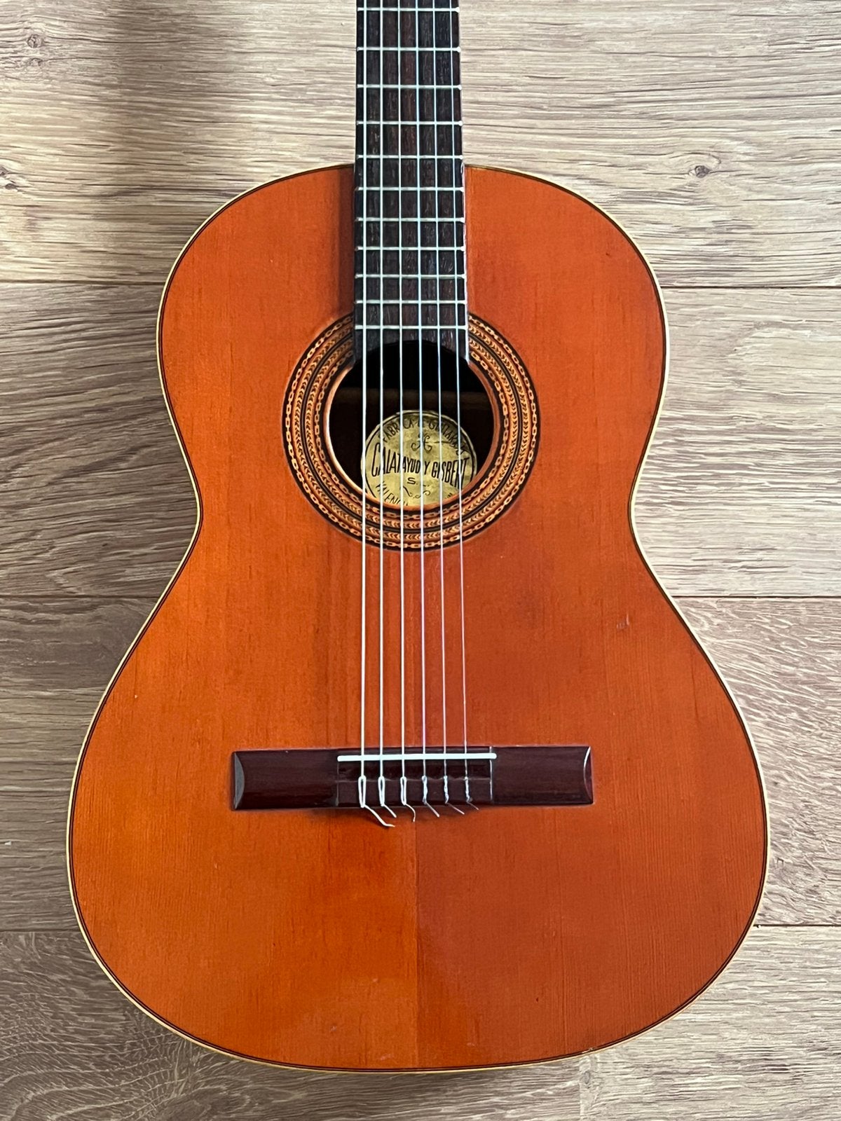Vintage Calatayud Y Gisbert spaanse gitaar, Ophalen of Verzenden, Gebruikt, Klassieke of Spaanse gitaar