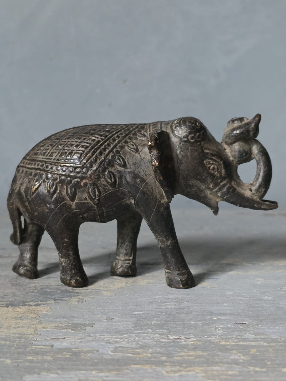 Bronzen olifant, Ophalen of Verzenden, Brons