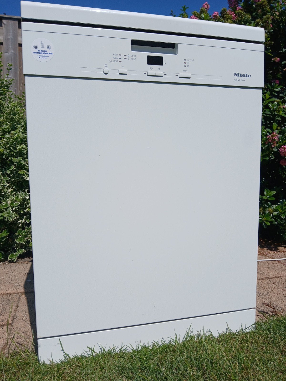 Miele active eco vrijstaande vaatwasser, Minder dan 85 cm, Ophalen of Verzenden, Zo goed als nieuw, Eco programma