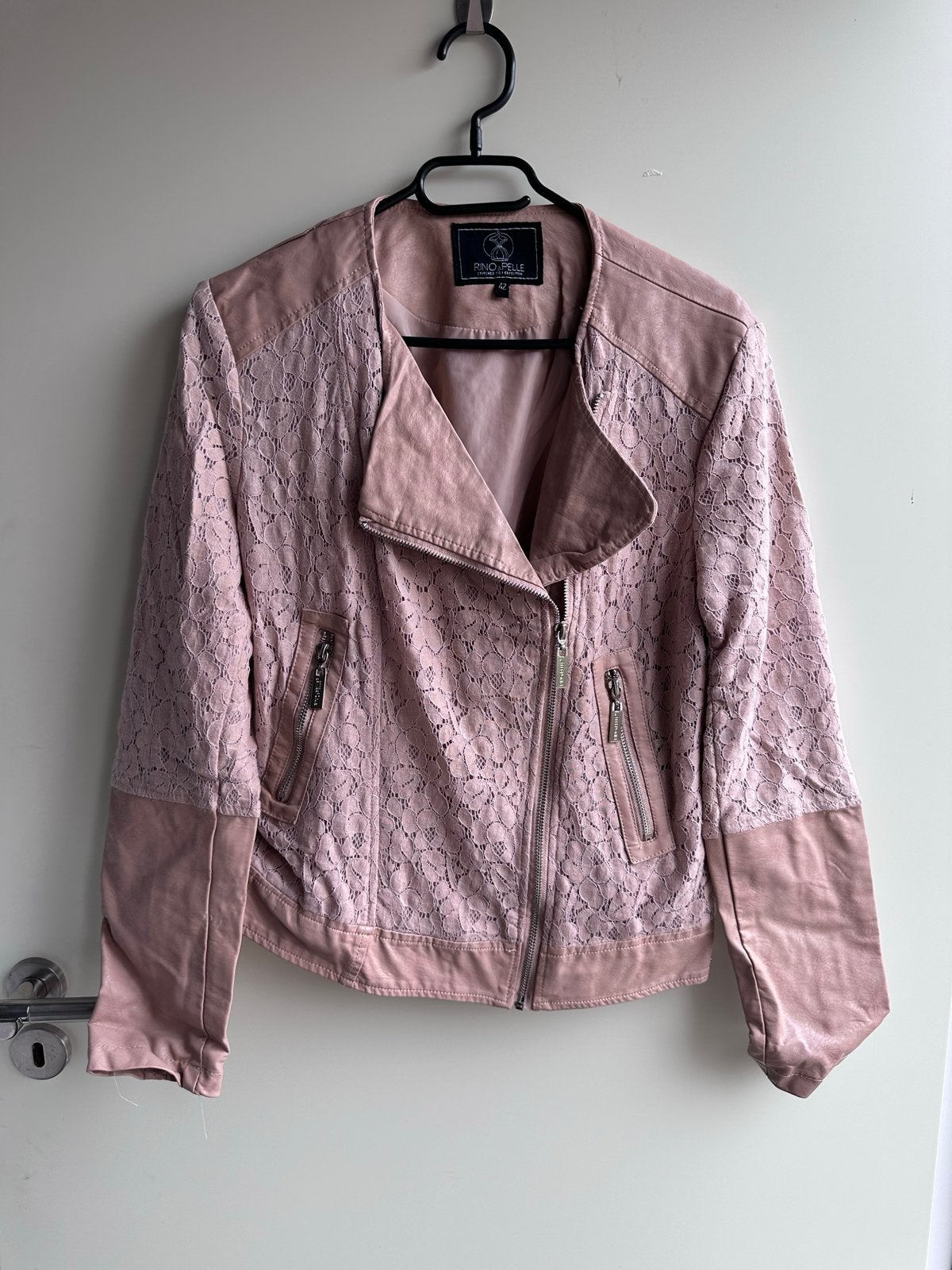 Roze kanten bikerjack van Rino & Pelle, Ophalen of Verzenden, Nieuw, Maat 42/44 (L), Roze