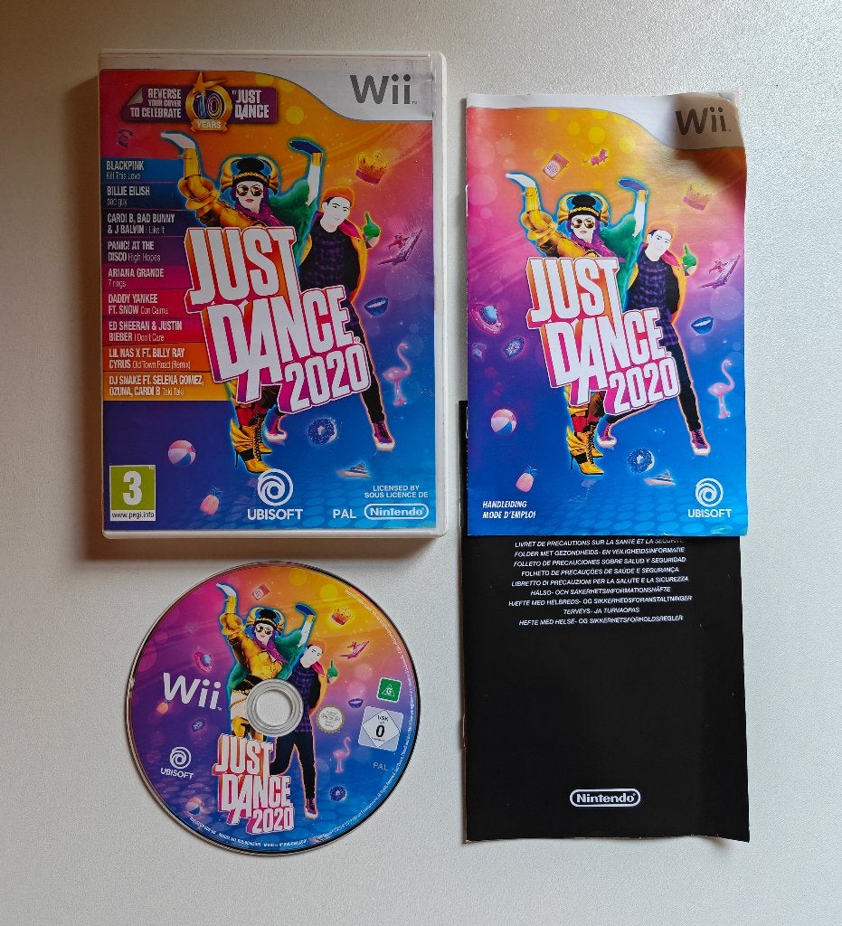 Just Dance 2020 - Nintendo Wii - Compleet, Spelcomputers en Games, 1 speler, Ophalen of Verzenden, Zo goed als nieuw, Vanaf 3 jaar