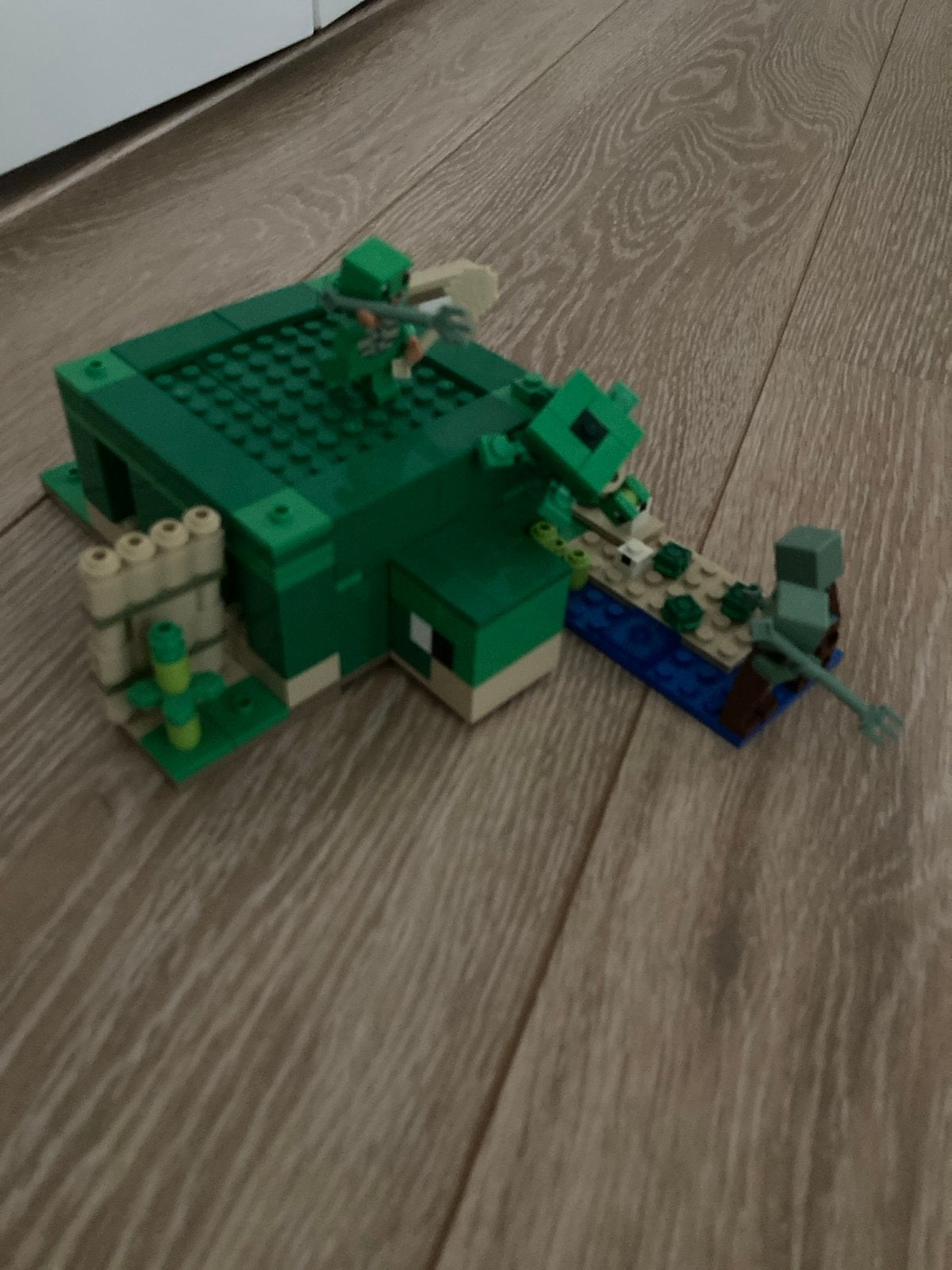 LEGO Minecraft Turtle Beach Huis Set - Zo goed als nieuw, Ophalen, Zo goed als nieuw, Overige merken