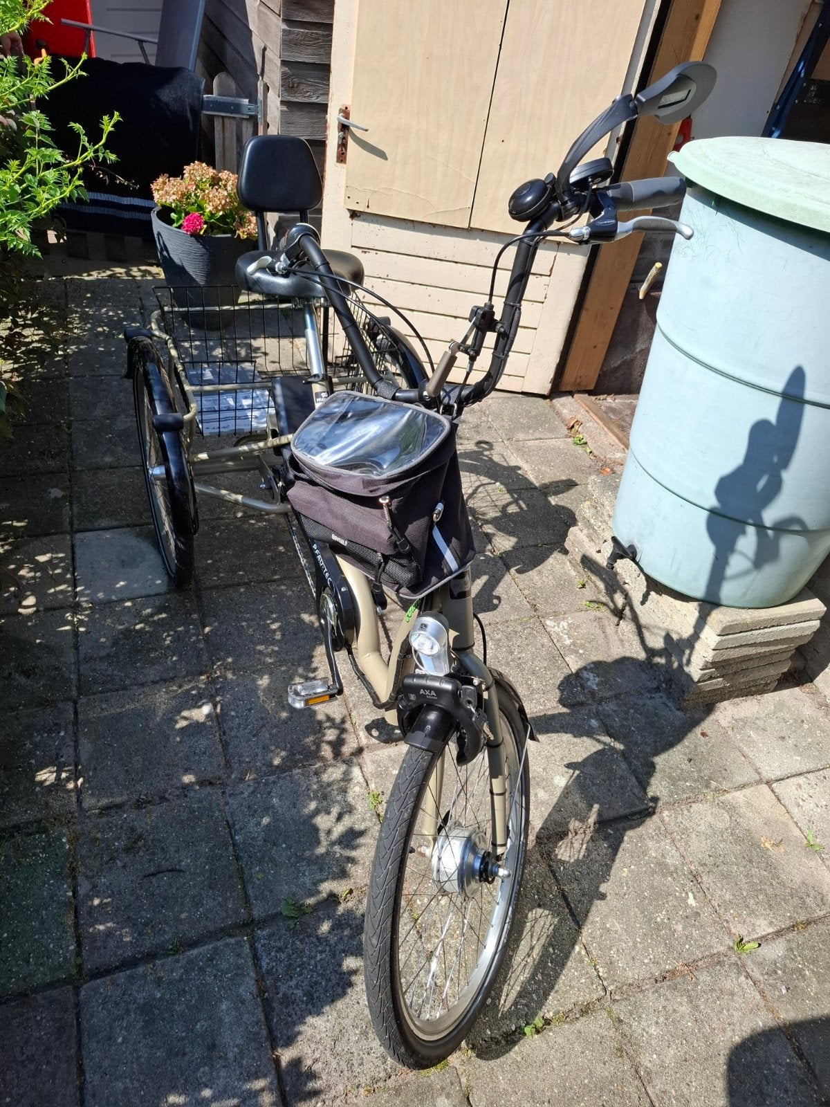 Pfau-Tec driewieler e-bike met mand en rugleuning, Ophalen, Gebruikt, Pfautec