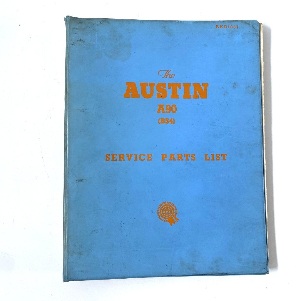Austin A90 service parts list 1960, Verzenden