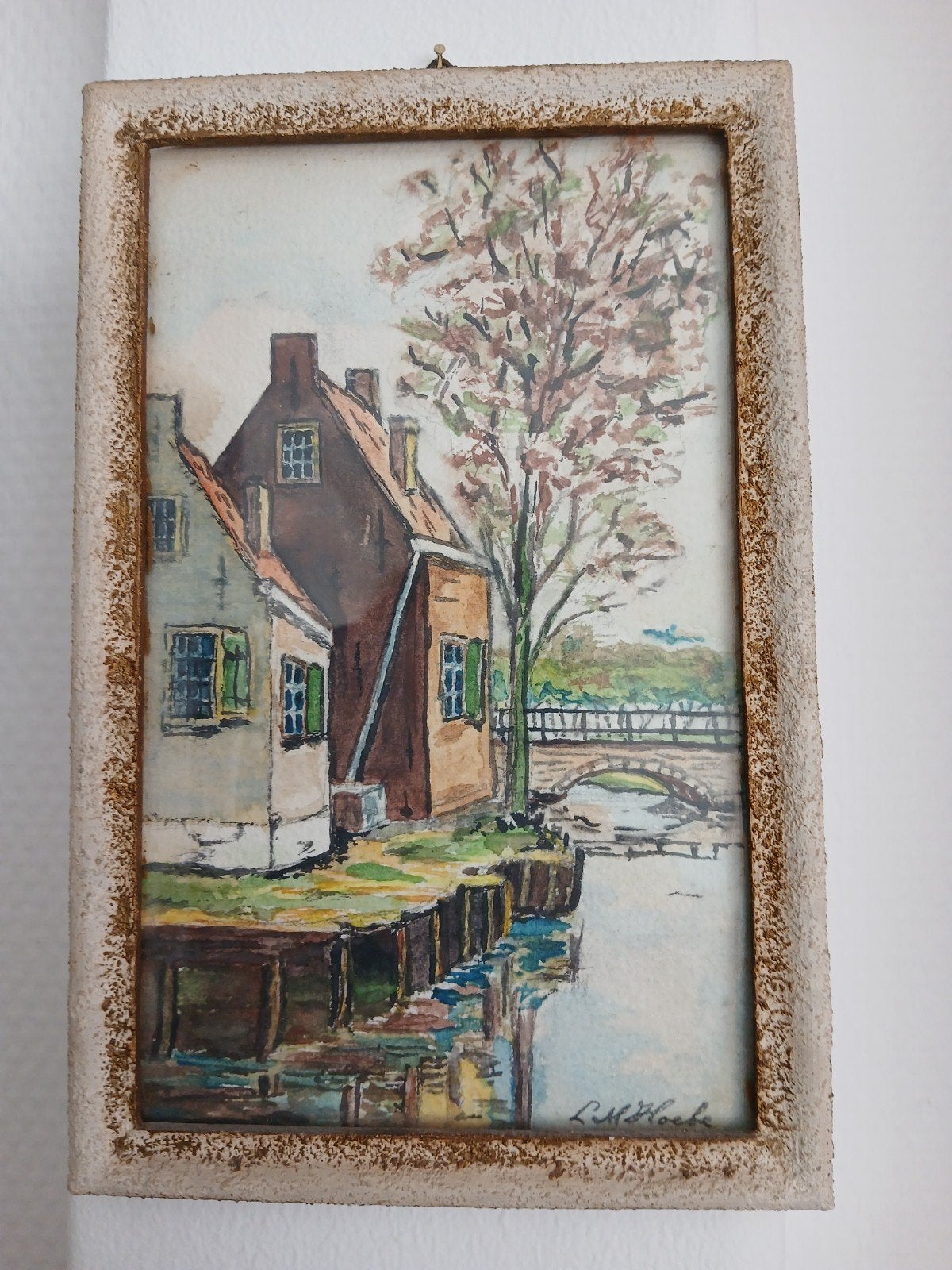 Schilderij LM Hoebe., Ophalen