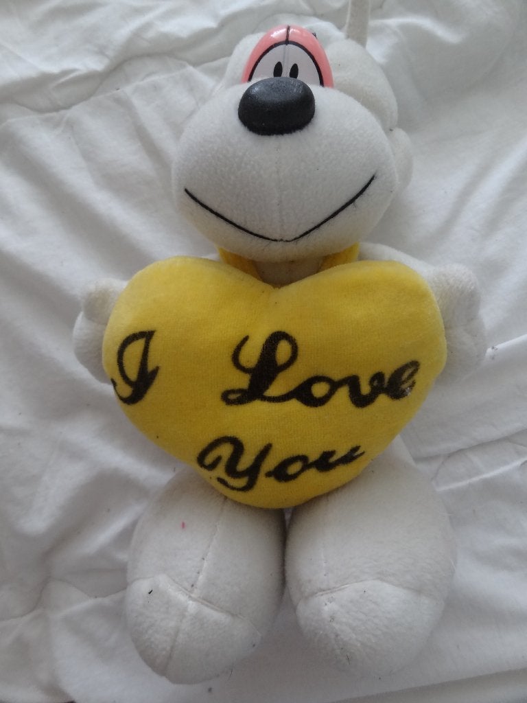 diddl knuffel love, Verzamelen, Diddl, Ophalen of Verzenden, Diddl, Zo goed als nieuw, Knuffel